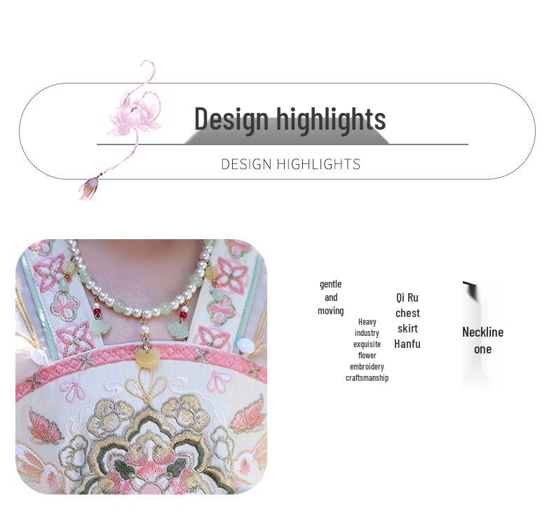 2025 Mädchen Hanfu: Frühlings-/Herbst-Tang-Anzug - Prinzessinnenkleid im chinesischen Stil