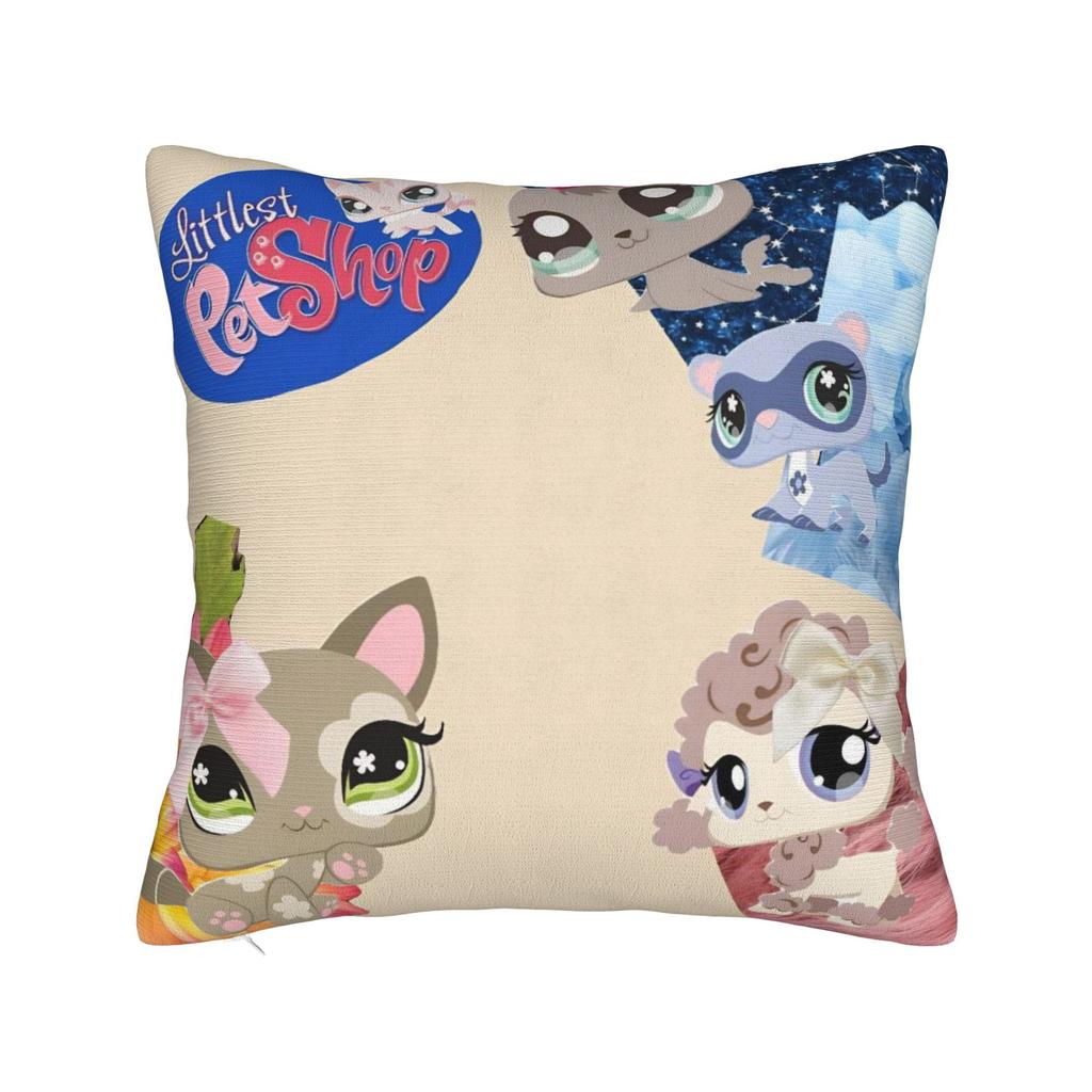 Littlest Pet Shop Pillow Covers Merchandise Printing Cushion Cover Decorative Pillow Case Cover Home Multi-Size