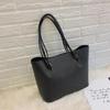 Handbag PU Bag for Girl Women Large Capacity Shopping Bag Versatile Shoulder Bag