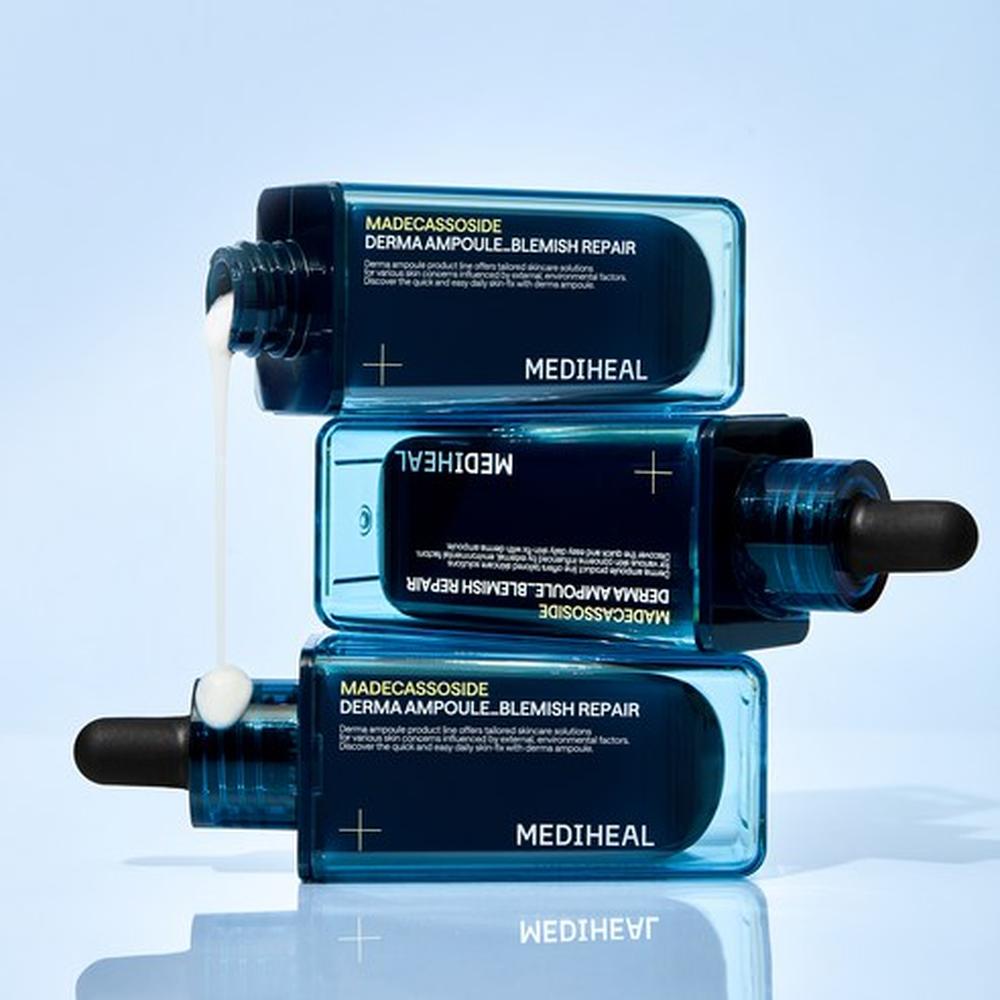 Mediheal Madecassoside Derma Ampoule Blemish Repair 50ml – Cica Repair, Skin Recovery, Korean