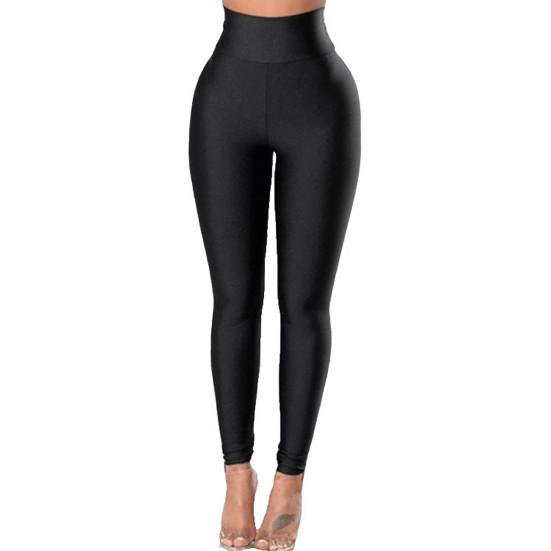 Women Yoga Pants Solid Color Hip Lift Skinny High Stretch Trousers Spring Autumn Slim Fit Seamless Running Fitness Ankle Length Leggings Gym Clothes