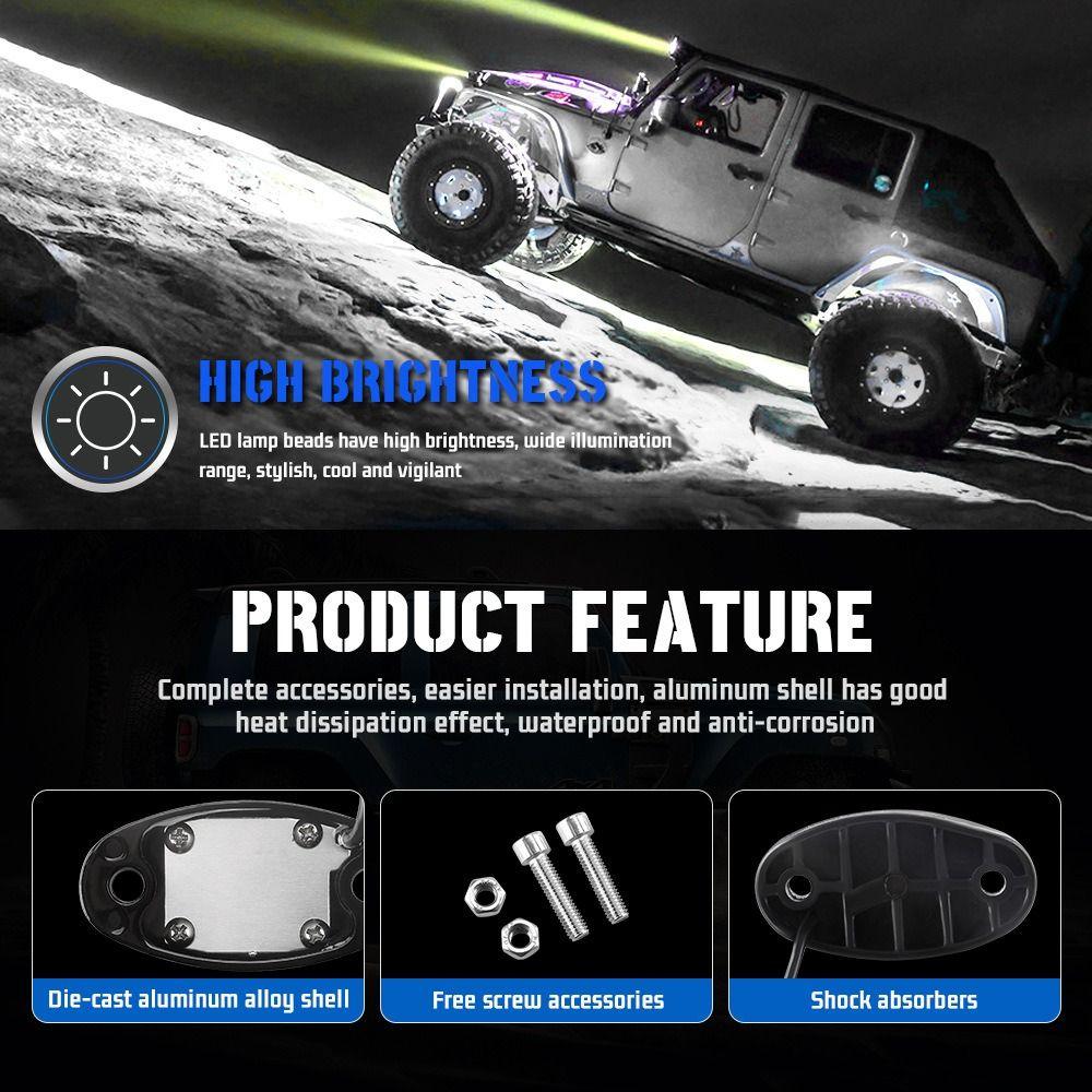 single color All terrain vehicle chassis light for For Jeep car