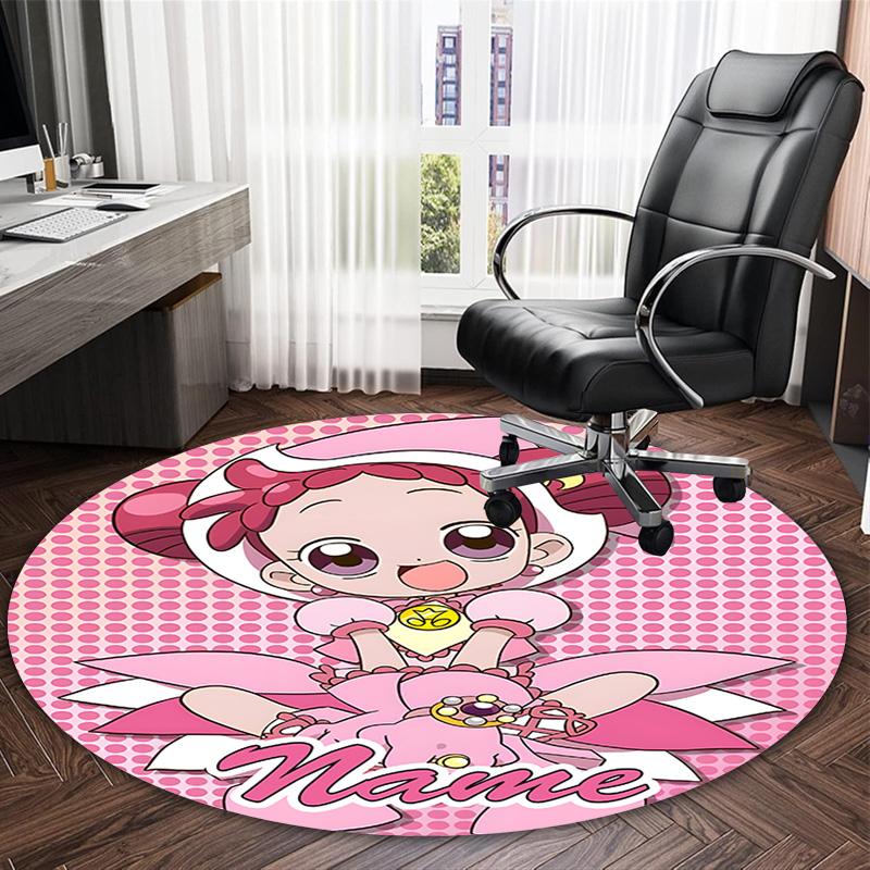 Customizable DoReMi2 Round Non-Slip Carpet - Ideal for Garden, Picnic, Office, Perfect for Decoration, Suitable For All Seasons
