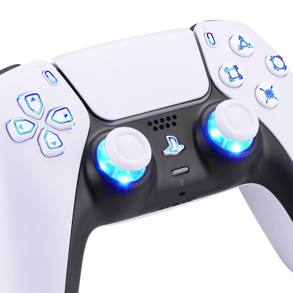 This is not a but an eXtremeRate DTF V3 LED Kit for the PS5 Controller and featuring multicolored illumination for the share and home face controller,