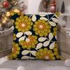 Federa Cuscino Fiore Stile Retrò Orla Kiely Comfort Divano Letto Seta Elegante Cerniera Invisibile Copricuscino Decorativo