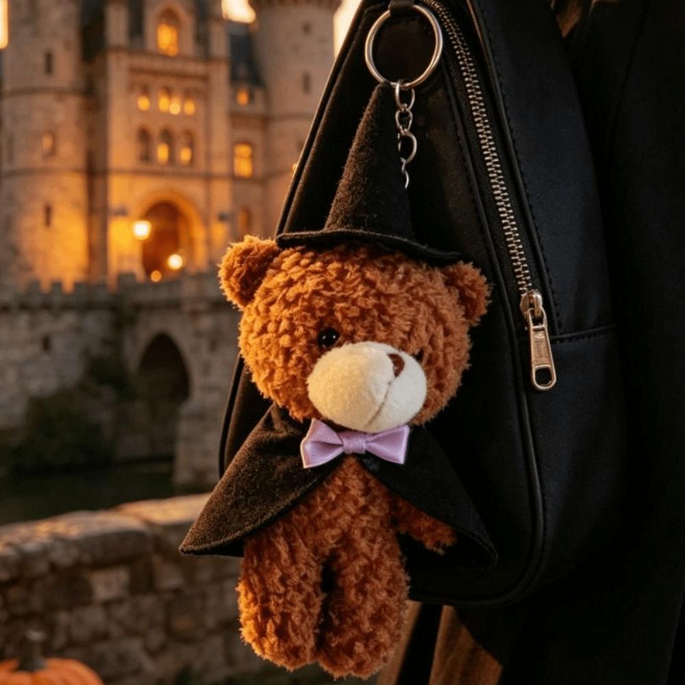DIY Halloween Plush Pendant Kawaii Bear Plush Doll Little Bear Plush Keychain  Phone Accessories