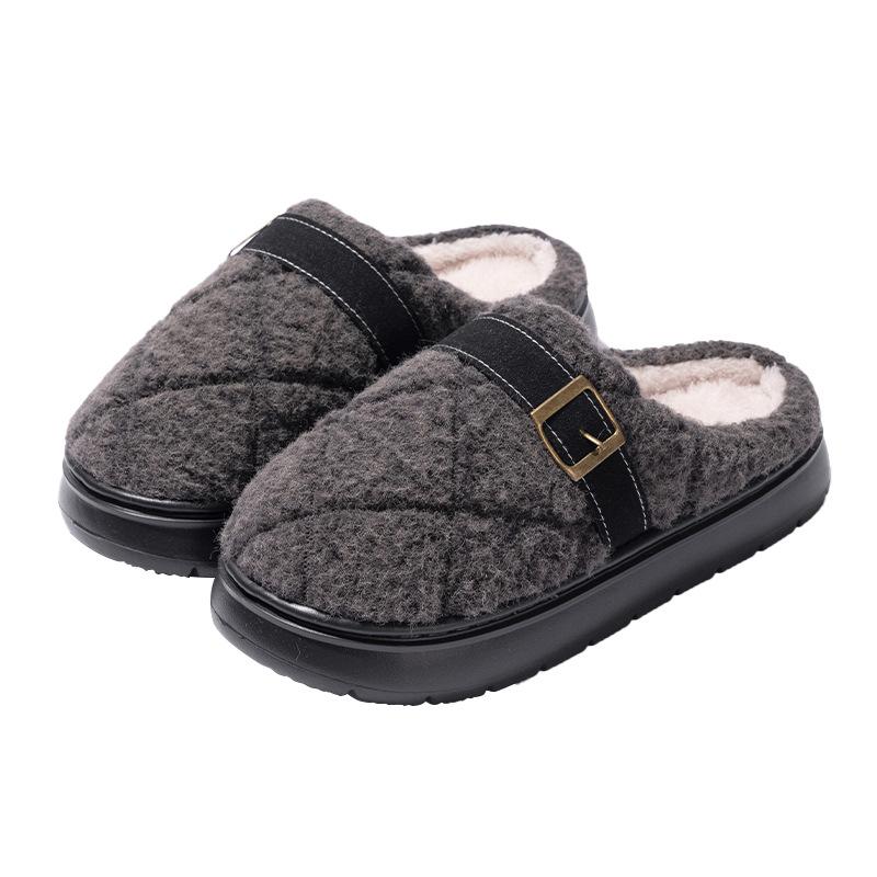 

Cotton mop winter new heightening outer wear home plush indoor home warmth and silence 44-45 (suitable for 43-44 feet)