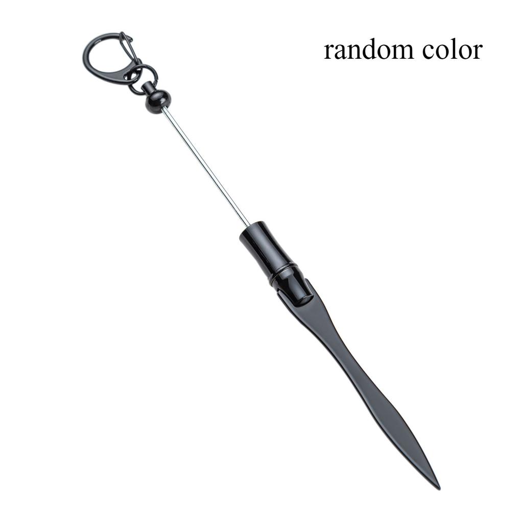 1pc Decorative DIY Stainless Steel Letter Openers with Keychain Lightweight, Portable, Easy-to-Use Mail Opener Tools for Efficient Mail Handling