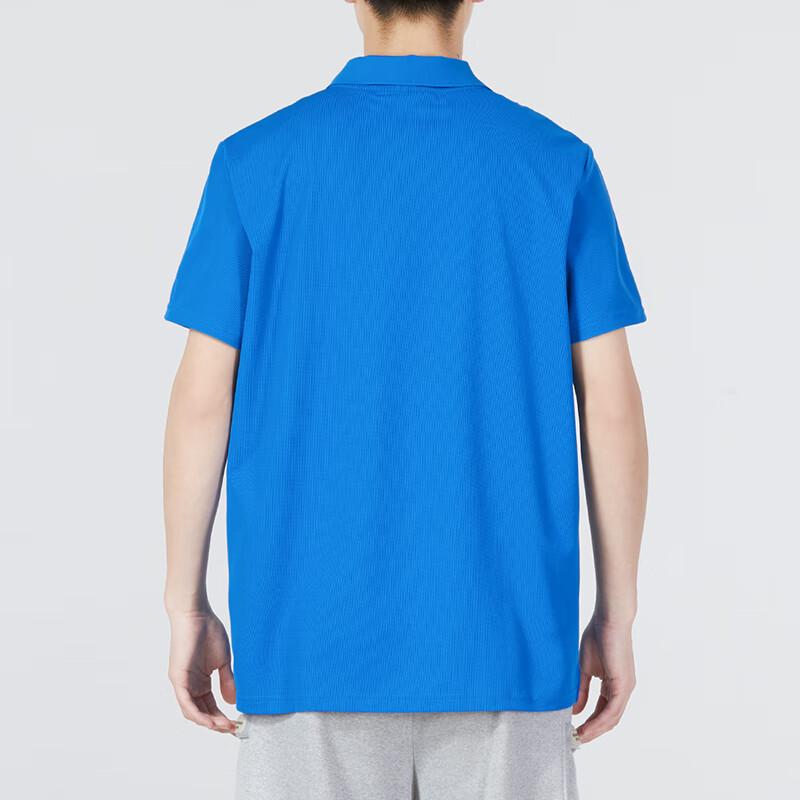 Under Armour Einfarbiges atmungsaktives gerades Polohemd Herren Oberteile Blau 23500507-436