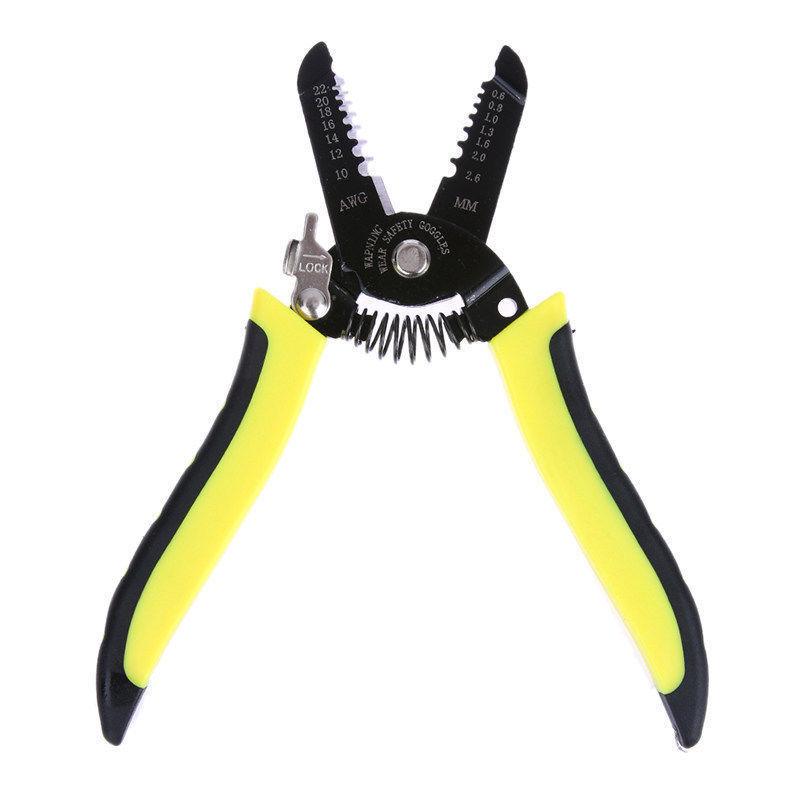 Wire Stripping Multifunctional Electrician Pliers - Cut, Strip, Crimp, Pull, and Skin Cables