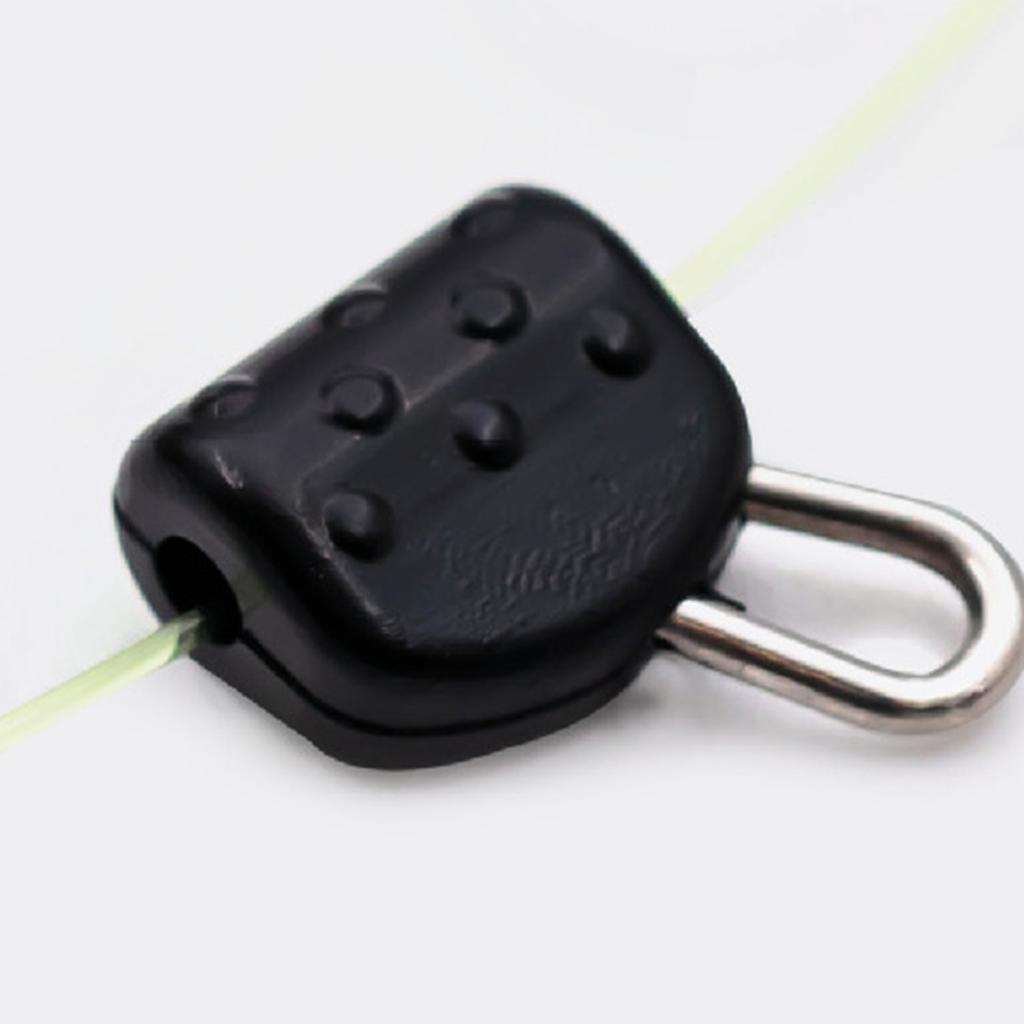 15Pcs Float Rest Fishing Sinker Slip Clip Hook Clear Snap Fishing Weight Slide for Braid Fishing Line Easy to Use