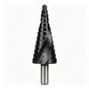High-Efficiency Wear-Resistant Blackened Woodworking Step Drill for Chamfering and Drilling