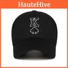 Spade Fashionable Letter Pattern Embroidered Casual Sun Shading Baseball Cap