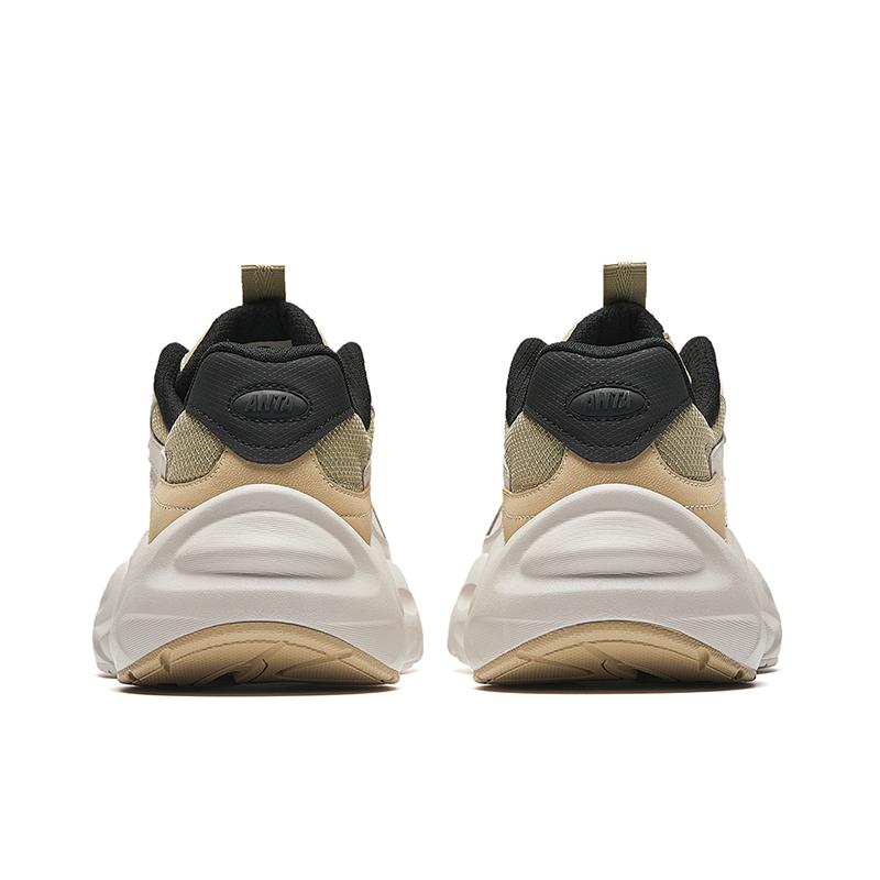 Anta Air Wind Comfortable Fashion Sports Slip Resistant Wear Resistant Breathable Low Top Lifestyle Casual Shoes Men Casual Shoes Beige 912518807-3