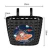 Plastic Bicycle Storage Cartoon Patten Scooter Handlebar Basket  Bike Accessories