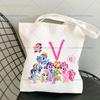 My Little Pony Shoulder Bag Cartoon Letter Handbag Large Capacity Crossbody Fashion Portable Canvas Storage Gift girl 26 Kid Friendly Entertaining Fun