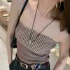 Elegantes Weißes Kristall Tropfenohrringe Halskette Set Minimalistischer Geometrischer Anhänger Schmuck Damen Tägliches Tragen