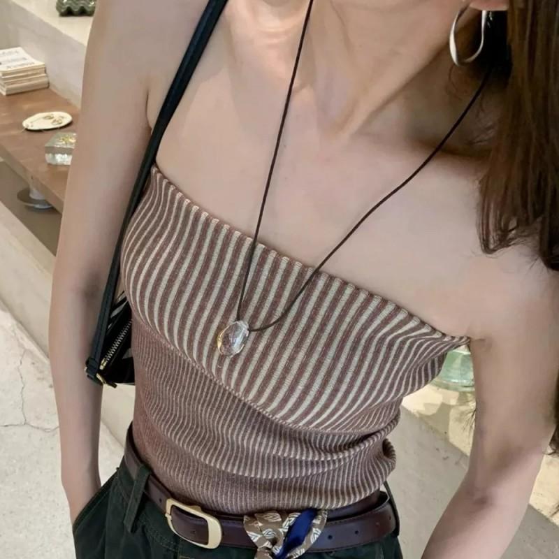 Elegantes Weißes Kristall Tropfenohrringe Halskette Set Minimalistischer Geometrischer Anhänger Schmuck Damen Tägliches Tragen