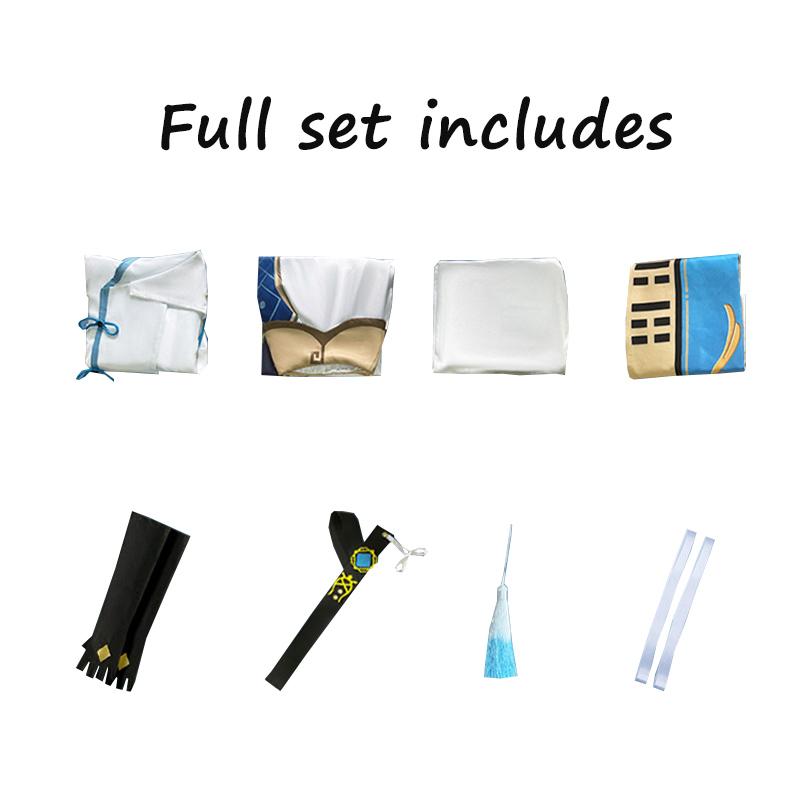  Cosplay Costume Anime Chongyun Cosplay Uniform Outfit  Costume Halloween Party Dress for Men Women