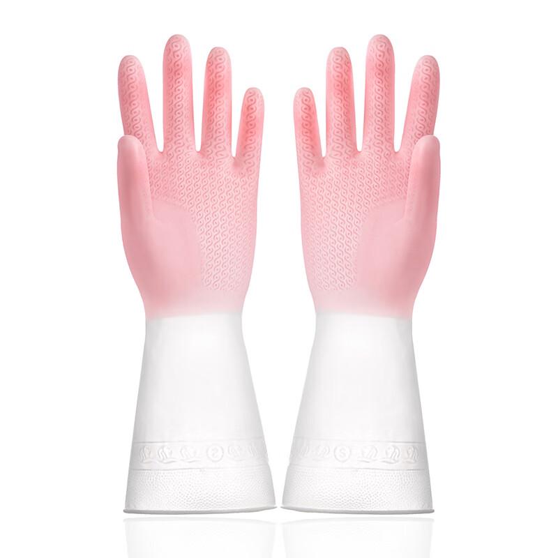 Tingle PVC Waterproof Household Cleaning Gloves