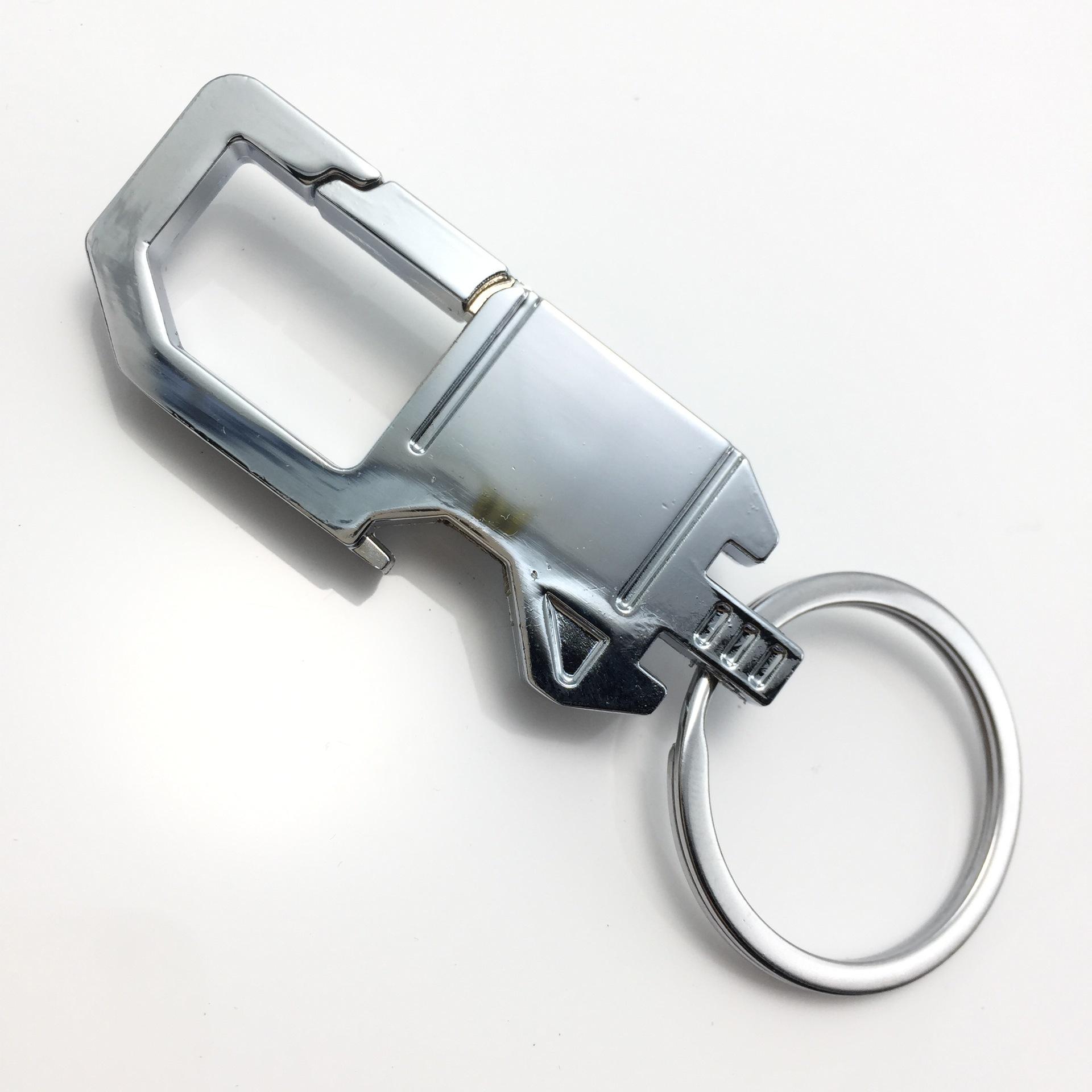 Creative Engraved Men s Car Keyring - Fashionable, Simple Waist Hanging Design