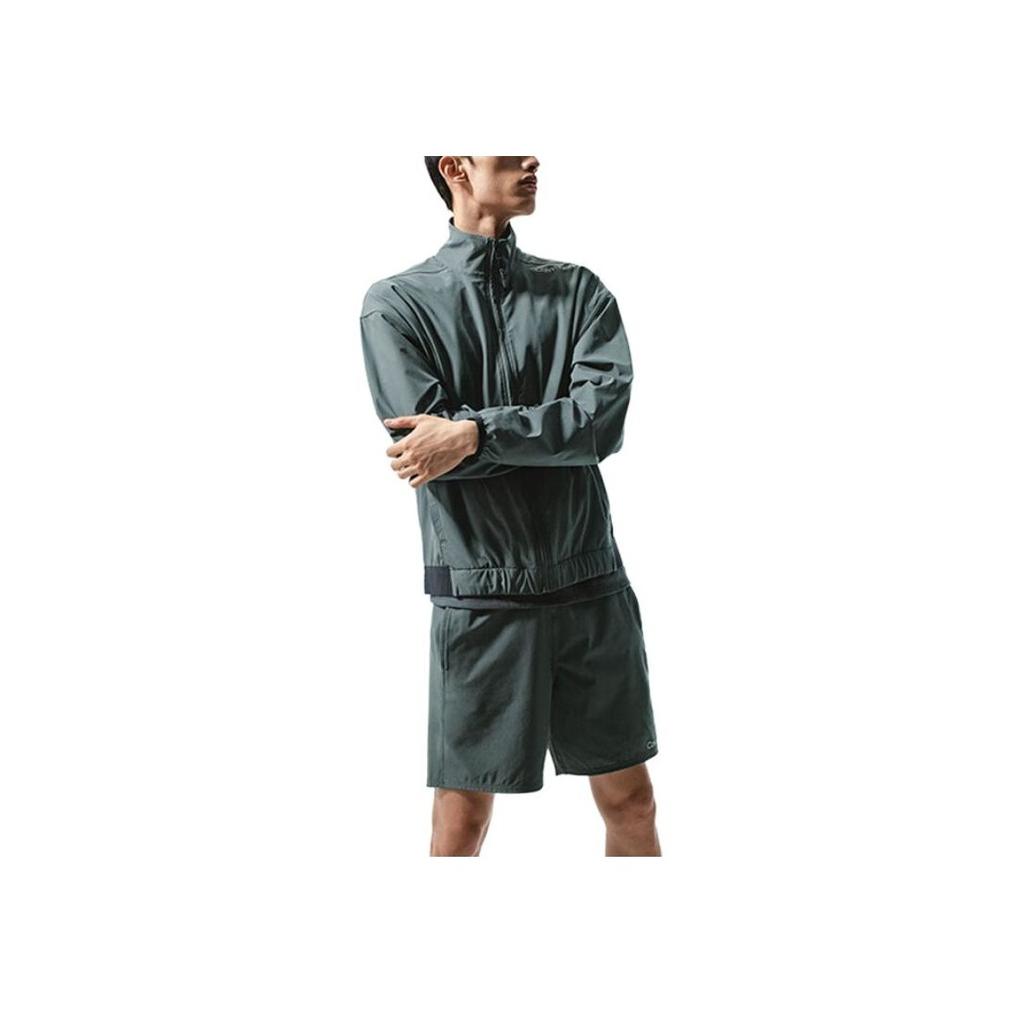 Calvin Klein Logo Jacquard Reflective Print Shorts Men Shorts Moss-Green 4MS3S800-021