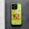 Cheburashka Handyhülle Für IPhone 17 Air 16 E Pro Max 15 14 13 Mini 12 Pro 11 Max Plus Schwarze Glasabdeckung