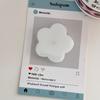 Korean Style Pearl Flower Phone Airbag Holder - Retractable Desktop Phone Stand