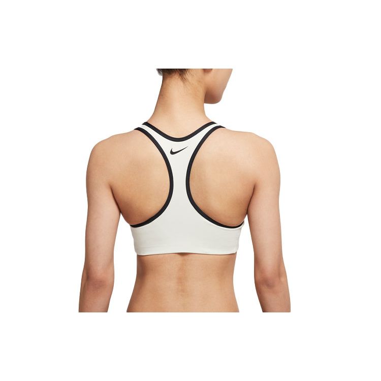 Nike Dri-FIT Swoosh Circa Printed Logo Sports Bra Women Underwear White DM0578-113