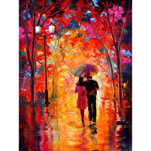 Full Round 5D Diy Diamond Painting Woman Umbrella Diamond Embroidery Portrait Picture Crystal Cross Stitch Mosaic Home Decor
