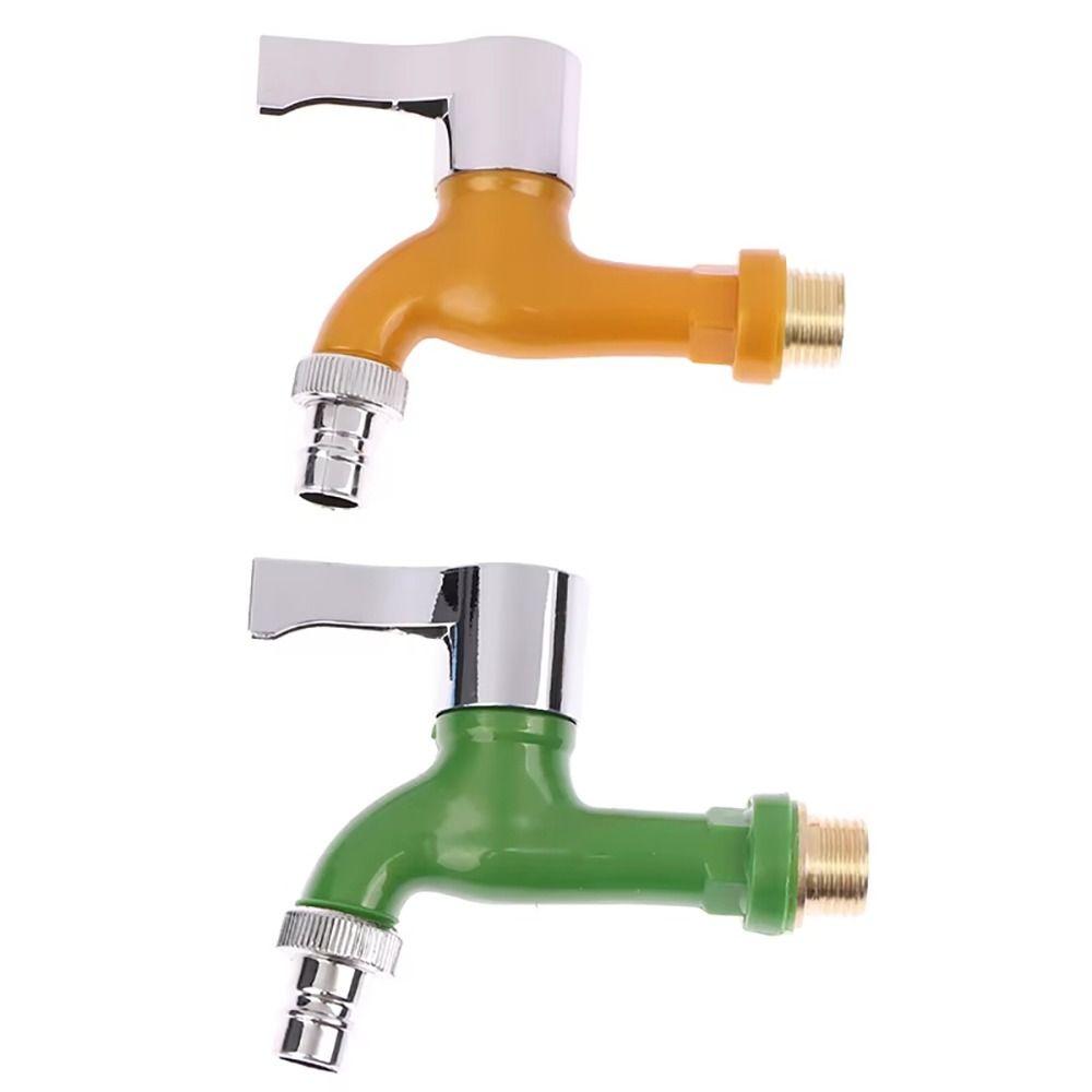 1Pcs 5 Colors Plastic Faucet Wall Mounted Water Hose Quick Connector  Garden Balcony