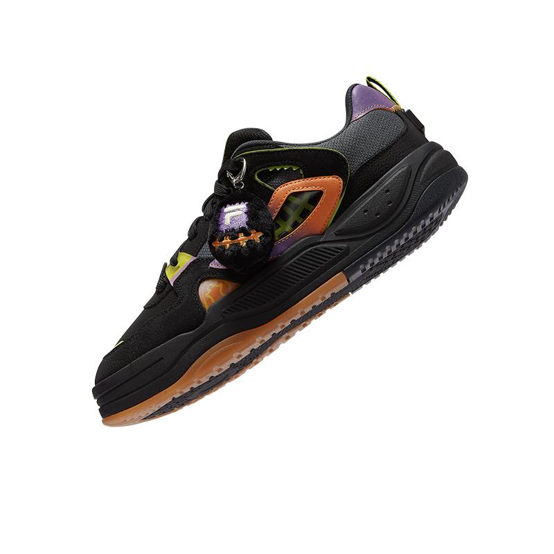 FILA Fusion Bank II Halloween Versatile Comfortable Low-Top Sneakers Men sneakers Shadow-Black Gray T12M442910FBD