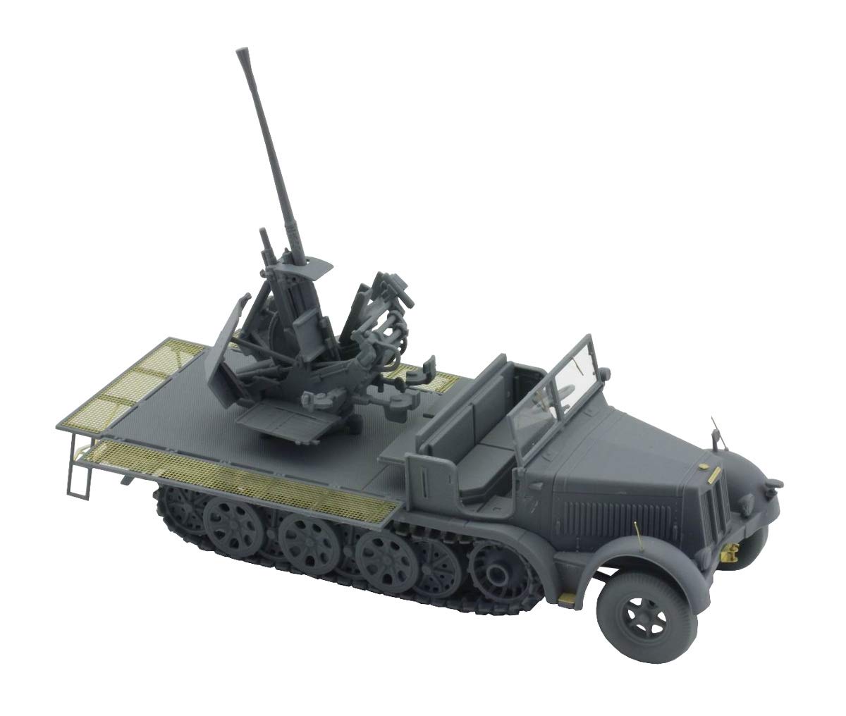 

Orange Hobby Немецкий армейский тягач 8т времен Второй мировой войны с 37-мм ранней зенитной установкой, полный, пластиковый, 1/72 Sd.Kfz.7/2 Полугусеничный, Модель, Издание, Модель, G72-206 оранжевый