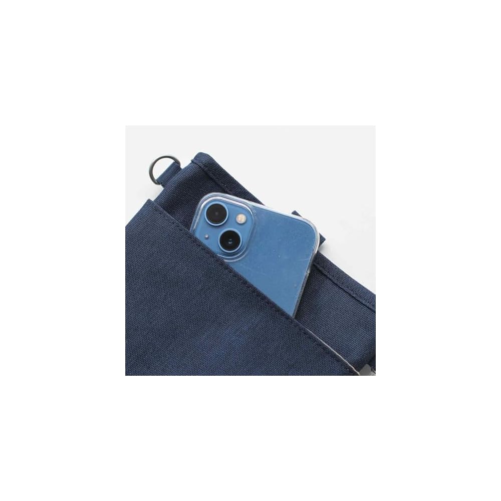 Kitamura Shoulder Pouch, Pochette, Smartphone Shoulder Bag, Approx. 19cm x 15cm x 2cm, 001832 Navy