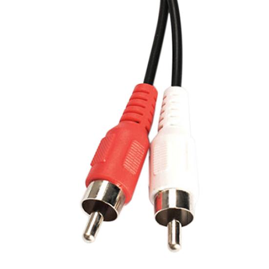 3.5mm 1/8'' Stereo 2 Male RCA Female To Jack Adapter Aux Audio Y