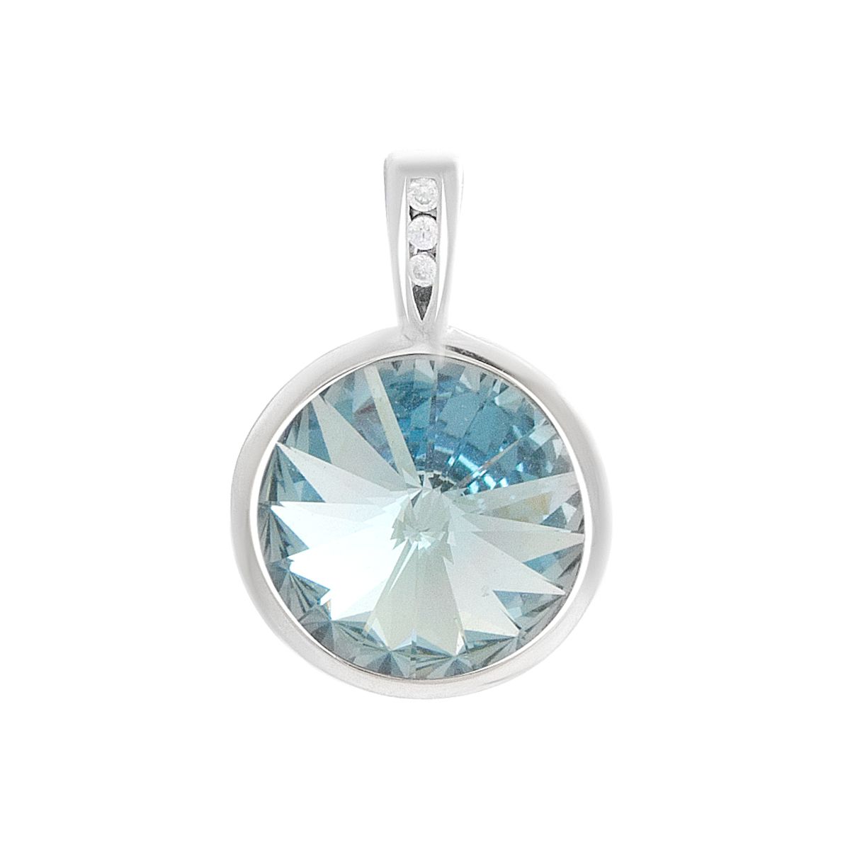 

Silver pendant with cubic zirkonia (2177401) білий