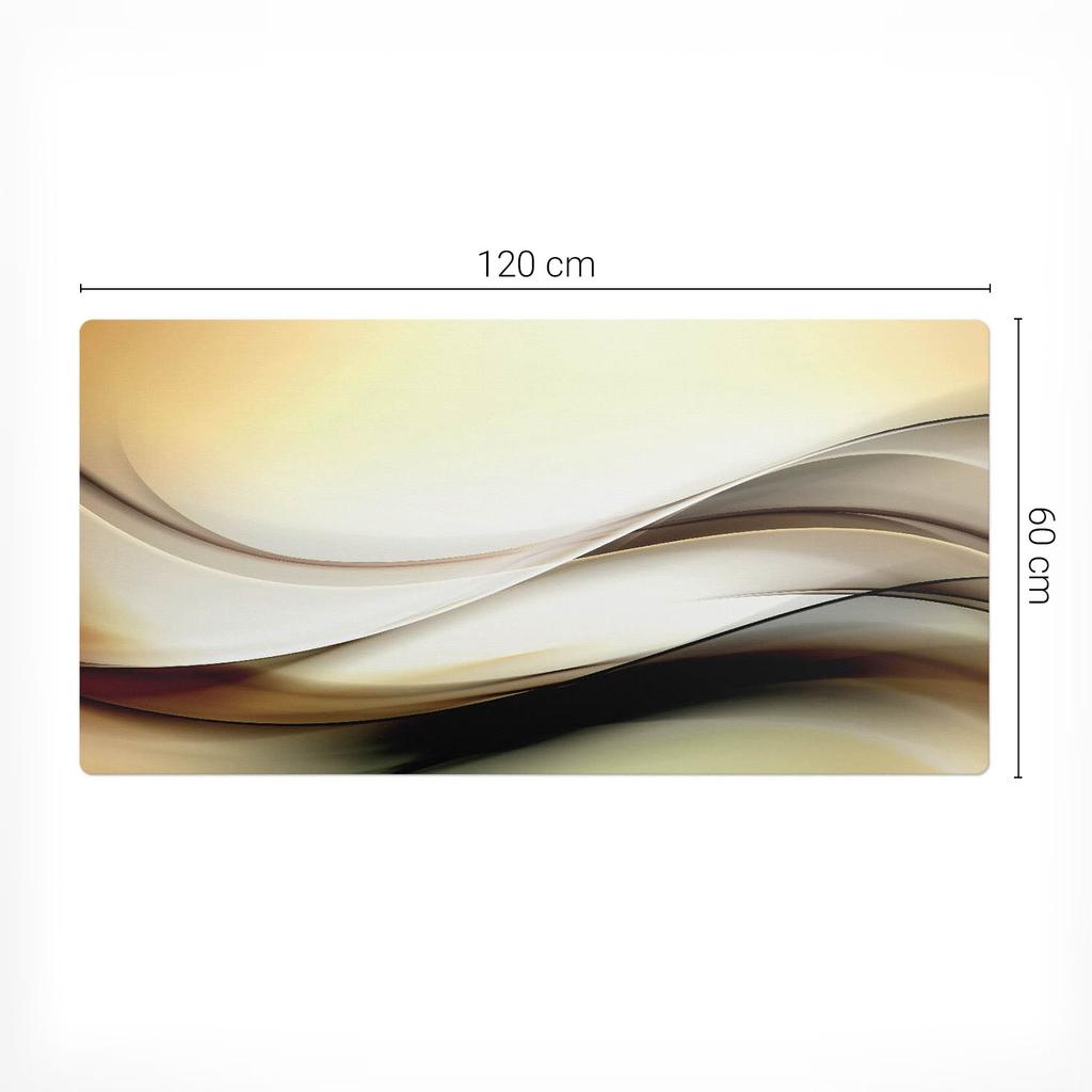 Universal Protective Mat for Table and Countertop Wavy Lines 120X60 Cm