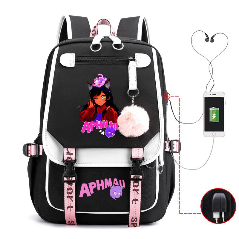Harajuku Simple And Versatile Junior High School Student Schoolbag Female Lightweight Large-Capacity Junior High School Student Backpack