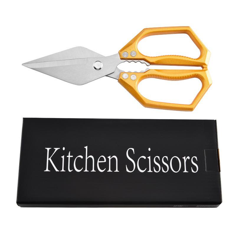 High-Durability Multifunctional Kitchen Scissors for Chicken, Duck, and Fish
