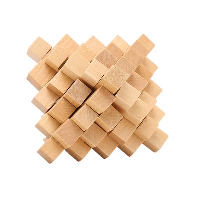 Intelligent Wooden Brain Puzzle Teaser Prevent Alzheimer S Disease Educational Puzzle Lock Toy