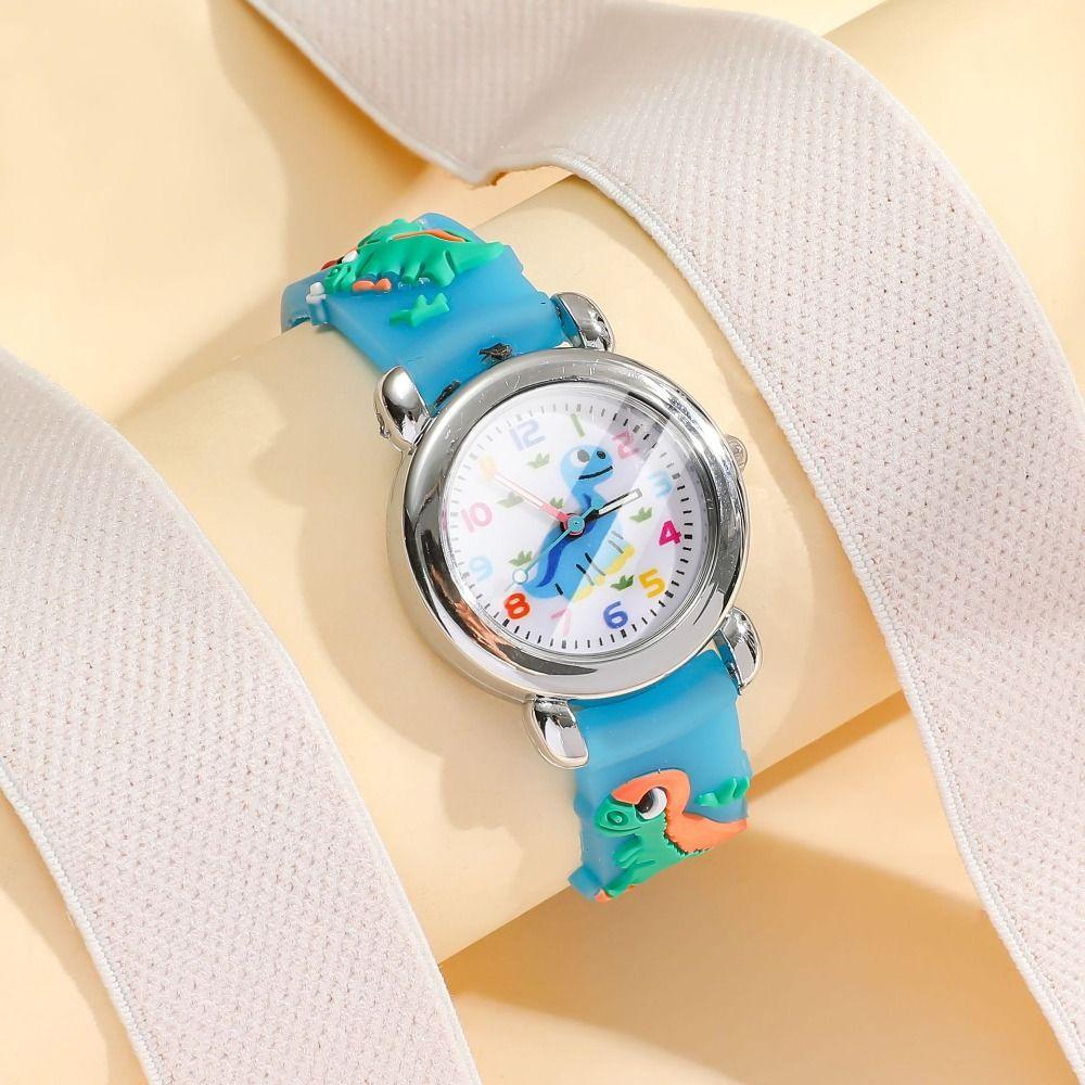 Dinosaur Children Wrist Watches Football Pattern Kid Girl Boy Study Time  For Boys and Girls