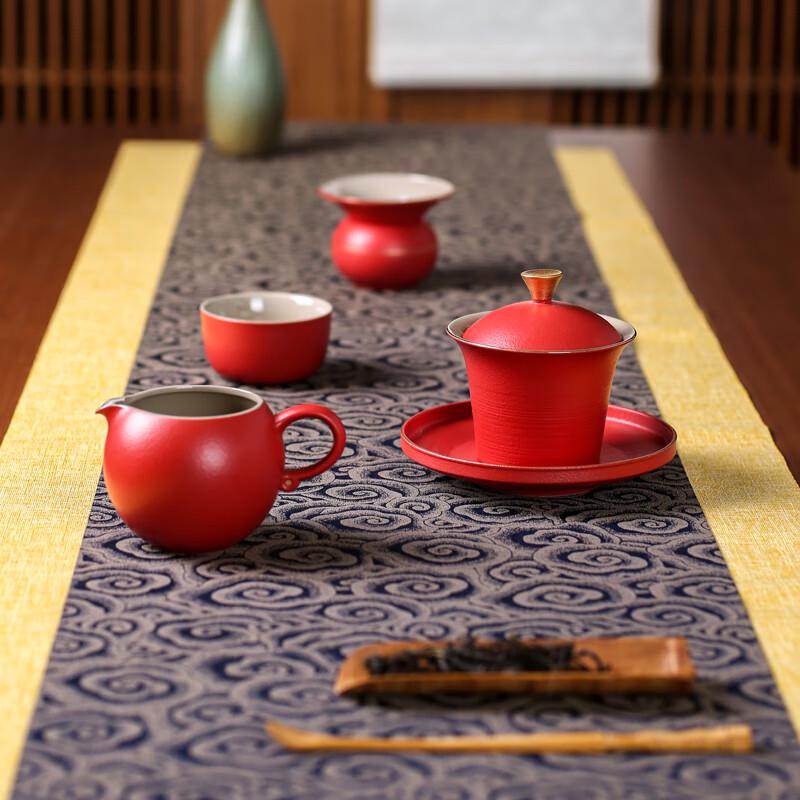 Tai Tang Fang Hua Chinese Ceramic Tea Set