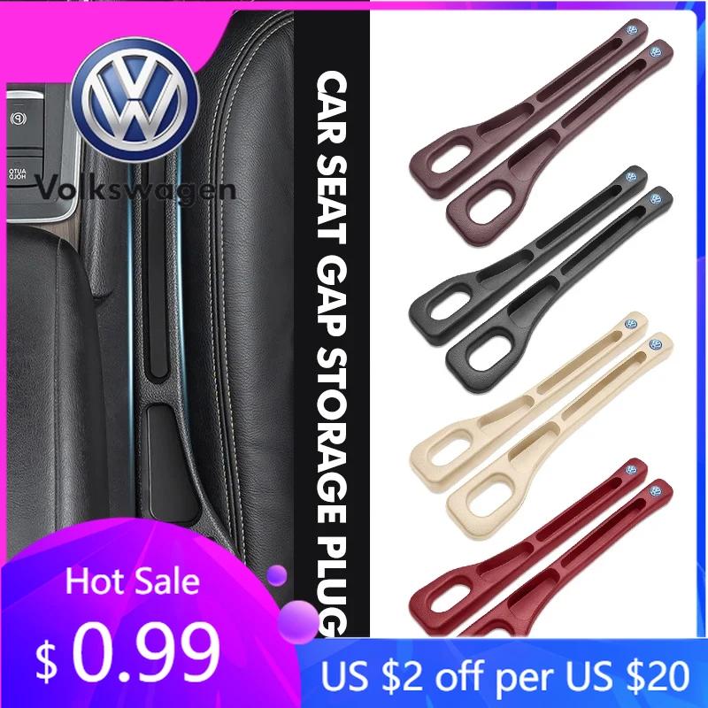 2026 Hot For Volkswagen VW Car Seat Gap Plug Filler Storage Phone Key Organizer Box For Volkswagen Golf 4 5 6 7 Polo Jetta Sagit