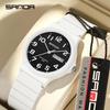 Sanda Unisex Jugend Quartz Prüfungsuhr mit Doppelkalender