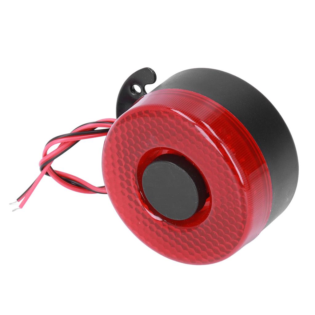 Autohupe, 12 V, ABS, 105 dB, elektrische Warnhupe mit blinkenden LED-Lichtern für LKW, UTV, ATV