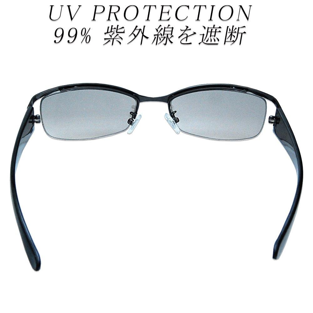 [Eyewear] Bad Boy Style Side Open Clear Mirror UV Cut Lens Gunmetal Black Frame Slightly Bad Boy Oraora Style Sunglasses MM-17052-30