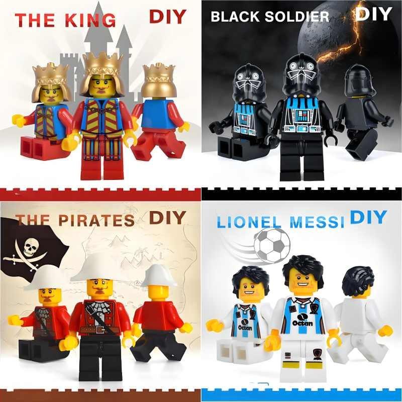 Cowboy Potter Santaclaus Princess Building Blocks Assembly Toys Kids Gift