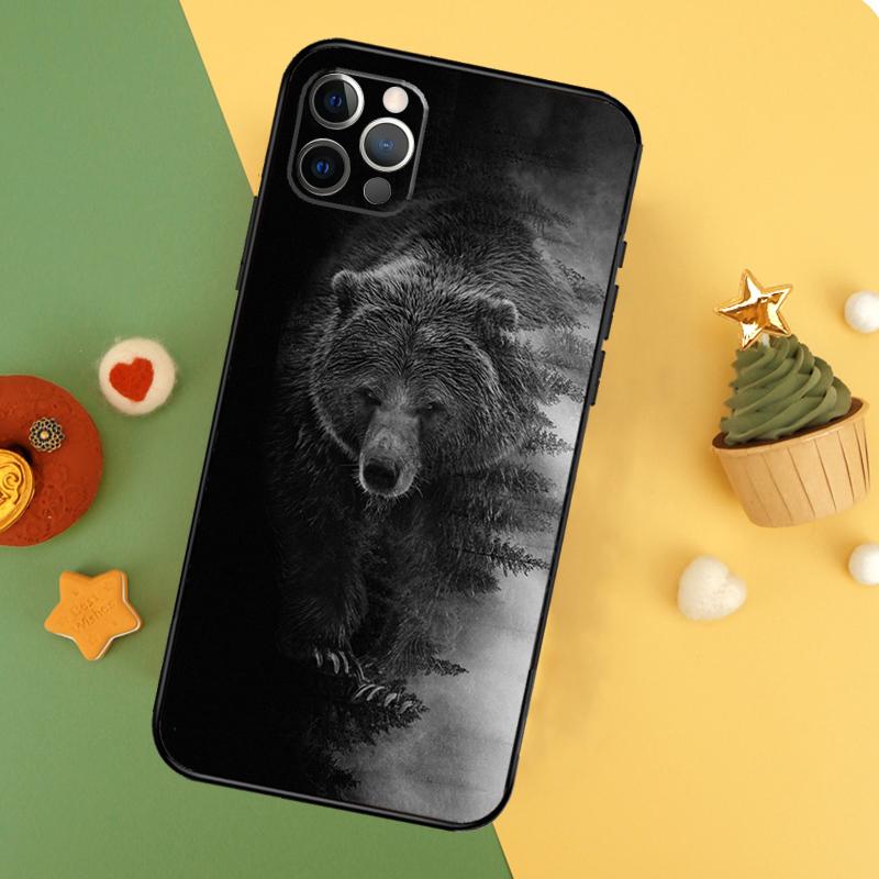 Grizzly Bear Phone Case For iPhone 17 17Air 16 15 14 13 11 12 Pro Max 12 13 Mini 16E Shockproof Cover