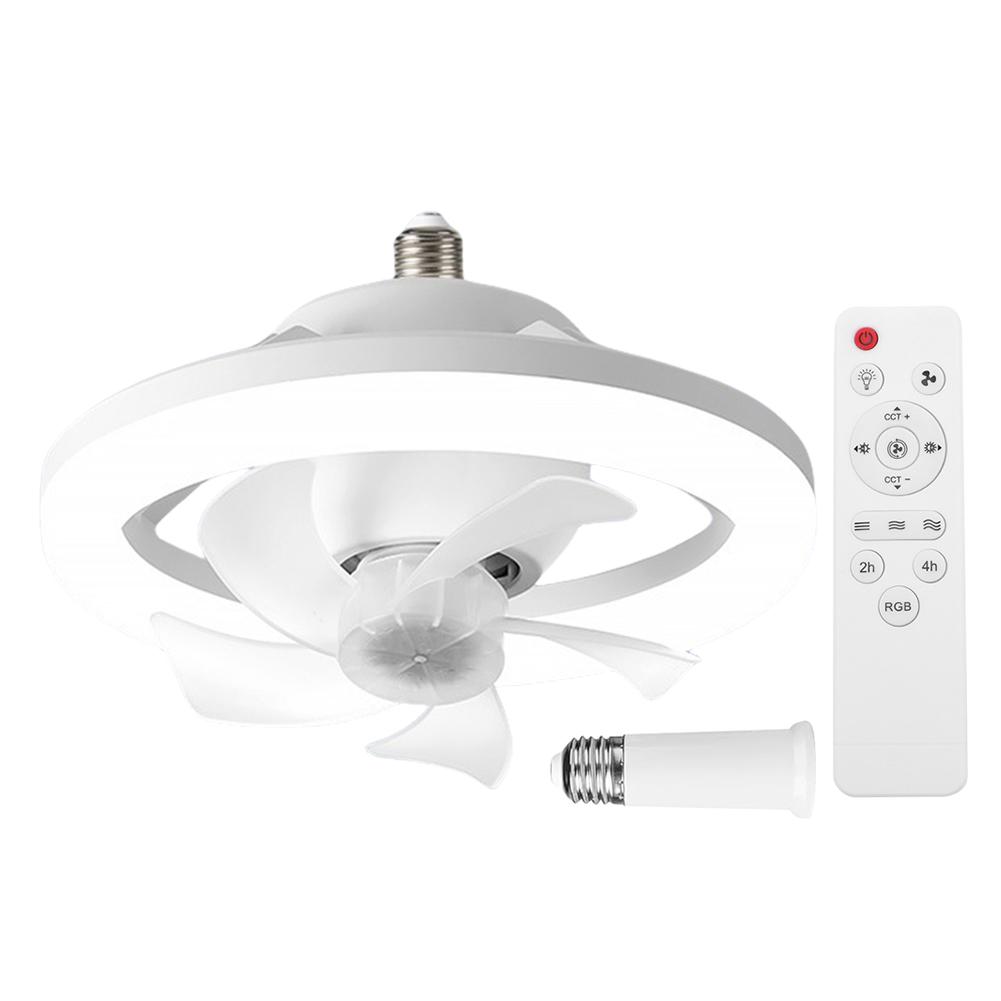Moderní stropní ventilátor s LED světlem a dálkovým ovládáním, tichý stropní ventilátor do ložnice, obývacího pokoje a kuchyně
