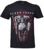 Sleep Token 100% Cotton T-shirt Mens Tees Top The Love You Want Skeleton Official New